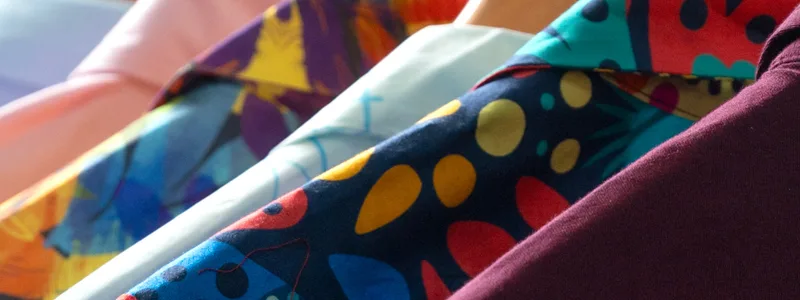 Colourful digitally printed fabrics showing detailed patterns and multiple colours