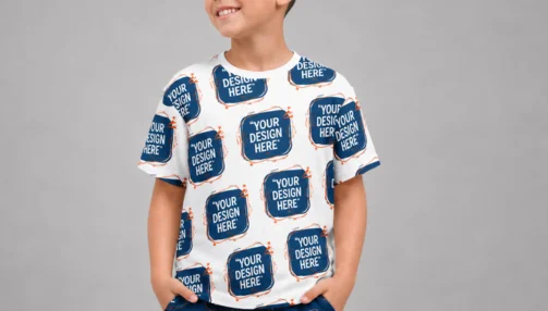 kids sports jersey with your design here template qikink