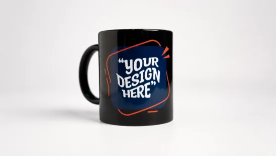 Black Coffee Mug