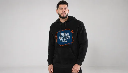 acid wash hoodie your design here print qikink