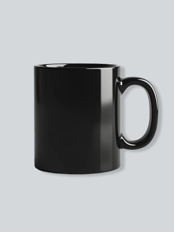 Black Coffee Mug