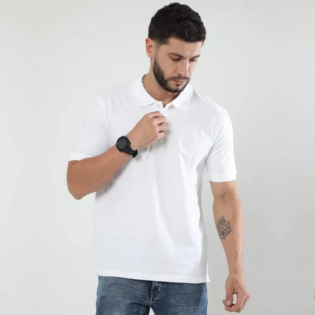polo t-shirt with your design here print qikink